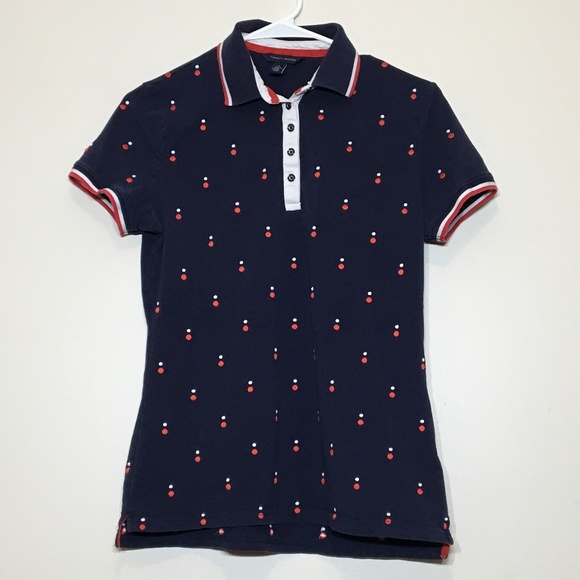 Tommy Hilfiger Tops - Tommy Hilfiger Navy Women's Polo